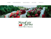 Tablet Screenshot of mayfairfarms.ca